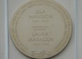Ansicht Gedenktafel Ola Hansson; Laura Marholm (Pseudonym, …