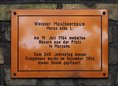 Ansicht Gedenktafel Maulbeerbaum / Pfälzer Siedler