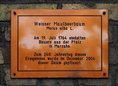Ansicht Gedenktafel Maulbeerbaum / Pfälzer Siedler