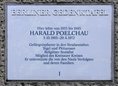 Ansicht Gedenktafel Harald Poelchau - 1988