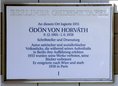 Ansicht Gedenktafel Ödön von Horváth