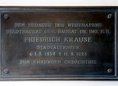Ansicht Gedenktafel Friedrich Krause