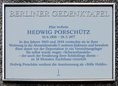 Ansicht Gedenktafel Hedwig Antonie Porschütz - 2010