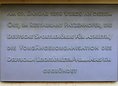 Ansicht Gedenktafel Deutsche Sportbehörde für Athletik - 1998
