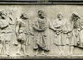 Ansicht Gedenktafel Gymnasium zum Grauen Kloster - 1874