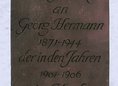 Ansicht Gedenktafel Georg Hermann - 1962