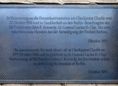 Ansicht Gedenktafel Panzerkonfrontation am Checkpoint Charlie … - 27.10.1961