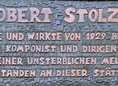 Ansicht Gedenktafel Robert Stolz