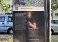 Ansicht Gedenktafel Fußballroute - 2:82 Füchse-Sportplatz - 2015