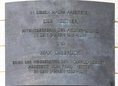 Ansicht Gedenktafel Lise Meitner / Max Delbrück