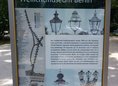 Ansicht Gedenktafel Gaslaternen-Freilichtmuseum Berlin