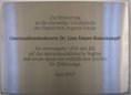 Ansicht Gedenktafel Lina Mayer-Kulenkampff - 2007