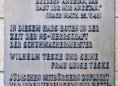 Ansicht Gedenktafel Luise und Wilhelm Teske - 1993