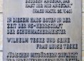Ansicht Gedenktafel Luise und Wilhelm Teske - 1993