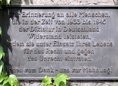 Ansicht Gedenktafel Widerstand gegen den Nationalsozialismus - 1986
