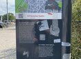 Ansicht Gedenktafel Fußballroute - 3:8 Deutsches Stadion - 2015
