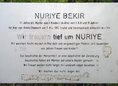Ansicht Gedenktafel Nuriye Bekir