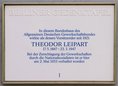 Ansicht Gedenktafel Theodor Leipart - 1997