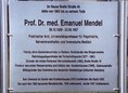 Ansicht Gedenktafel Emanuel Mendel - 2003