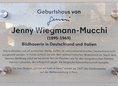Ansicht Gedenktafel Jenny Wiegmann-Mucchi - 2024