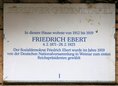 Ansicht Gedenktafel Friedrich Ebert - 1994