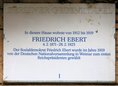 Ansicht Gedenktafel Friedrich Ebert - 1994