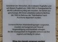 Ansicht Gedenktafel KZ Columbia / Flughafen Tempelhof - 2014