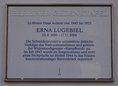Ansicht Gedenktafel Erna Lugebiel - 2021