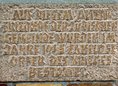 Ansicht Gedenktafel Opfer des Zweiten Weltkriegs