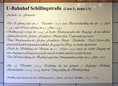 Ansicht Gedenktafel U-Bahnhof Schillingstraße