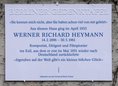 Ansicht Gedenktafel Werner Richard Heymann