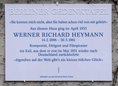 Ansicht Gedenktafel Werner Richard Heymann