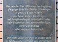 Ansicht Gedenktafel Kriegsgräberfriedhof Wilsnacker Straße - 2005