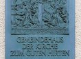 Ansicht Gedenktafel Zum guten Hirten (Gemeindehaus)