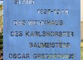 Ansicht Gedenktafel Oscar Gregorovius - 1998