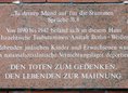 Ansicht Gedenktafel Israelitische Taubstummen-Anstalt … - 2001