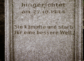 Ansicht Gedenktafel Judith Auer