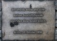 Ansicht Gedenktafel Linden-Spende - 1998
