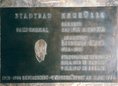 Ansicht Gedenktafel Stadtbad Neukölln