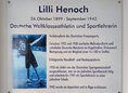 Ansicht Gedenktafel Lilli Henoch