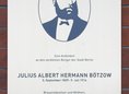 Ansicht Gedenktafel Julius Albert Hermann Bötzow - 2014