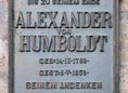 Ansicht Gedenktafel Alexander von Humboldt - 1901