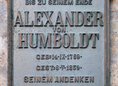 Ansicht Gedenktafel Alexander von Humboldt - 1901
