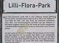 Ansicht Gedenktafel Lilli-Flora-Park