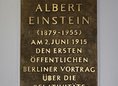 Ansicht Gedenktafel Albert Einstein - 1979