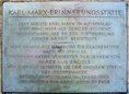 Ansicht Gedenktafel Karl-Marx-Erinnerungsstätte - 1964