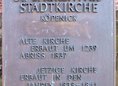 Ansicht Gedenktafel St.-Laurentius-Stadtkirche