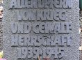 Ansicht Gedenktafel Opfer von Krieg und Gewaltherrschaft