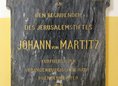Ansicht Gedenktafel Johann von Martitz