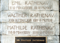 Ansicht Gedenktafel Walther Rathenau - 1962